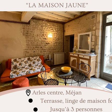 "La Maison Jaune" Arles Centre Terrasse Exteriör bild